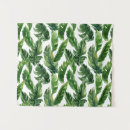 Search for palm leaves tapestries Watercolor