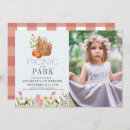 Search for kids picnic invitations Gingham