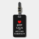 Search for his and hers luggage tags Just married