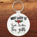 Search for funny brother key rings Merry christmas
