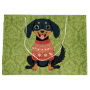 Search for dachshund gift bags Santa