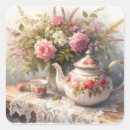 Search for pink flower pot stickers Teapot