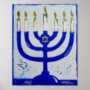 Search for hanukkah menorah posters Jewish