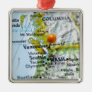 Search for map christmas tree decorations Studio shot