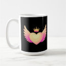 Search for angel wings coffee mugs Heart