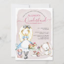 Search for girls tea party invitations Whimsical