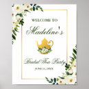 Search for flowers gold posters Bridal shower