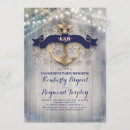Search for anchor engagement party invitations Nautical