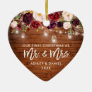 Search for brush christmas tree decorations Just married