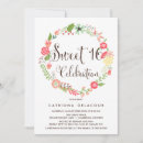 Search for chic sweet 16 invitations Summer