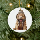 Search for shar pei christmas tree decorations Pet