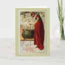 Search for witchcraft halloween cards Vintage