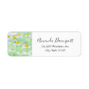 Search for wild flowers return address labels Daisy