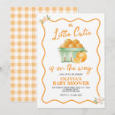 Search for orange baby shower invitations Fruit