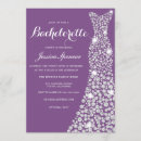 Search for purple hens party invitations Elegant