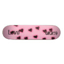 Search for pink girl heart skateboards Black