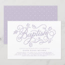 Search for lavender christening invitations Gender neutral