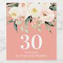 Search for peach and green birthday invitations Botanical