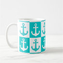 Search for ships anchor mugs Sea