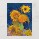 Search for van gogh flower paintings postcards Blue