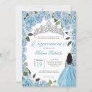 Search for cinderella blue quinceanera invitations Mis quince anos