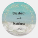 Search for beach wedding stickers Minimalist