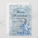 Search for blue winter wonderland invitations Princess