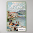 Search for vintage mediterranean travel posters French riviera