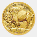 Search for gold coin stickers Money