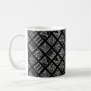 Search for black and white geometric mugs Retro