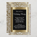 Search for silver and gold christmas invitations Festive
