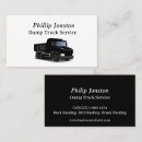 Search for dump truck business cards Hauling
