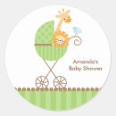 Search for green giraffe baby shower stickers Lion