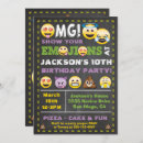 Search for omg invitations Chalkboard