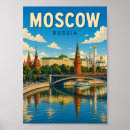 Search for moscow travel posters Red square