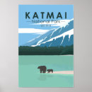 Search for grizzly bear posters Katmai national park