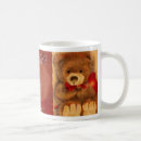 Search for heart teddy bear mugs Valentine's