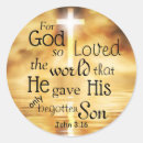 Search for john 3 16 scripture stickers Religious