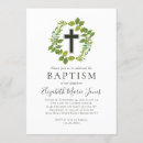 Search for foliage christening invitations Gender neutral
