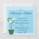 Search for love doves wedding invitations Blue