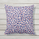 Search for blue leopard print cushions White