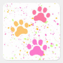Search for pink paw print stickers Birthday