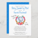 Search for watercolor elephant baby shower invitations Across the miles