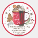 Search for cocoa stickers Hot cocoa bomb