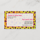 Search for leopard business stationery Cosmetologist
