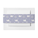 Search for christmas invitation belly bands Snowflakes