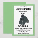Search for gorilla invitations Funny