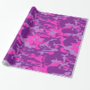 Search for purple camo wrapping paper Pink