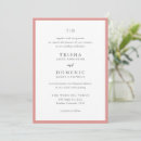 Search for coral wedding invitations Modern