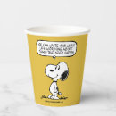 Search for peanuts paper cups Snoopy